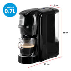 Pronti HomeMaid 3-in-1 Coffee Machine Multi-Capsule Pods