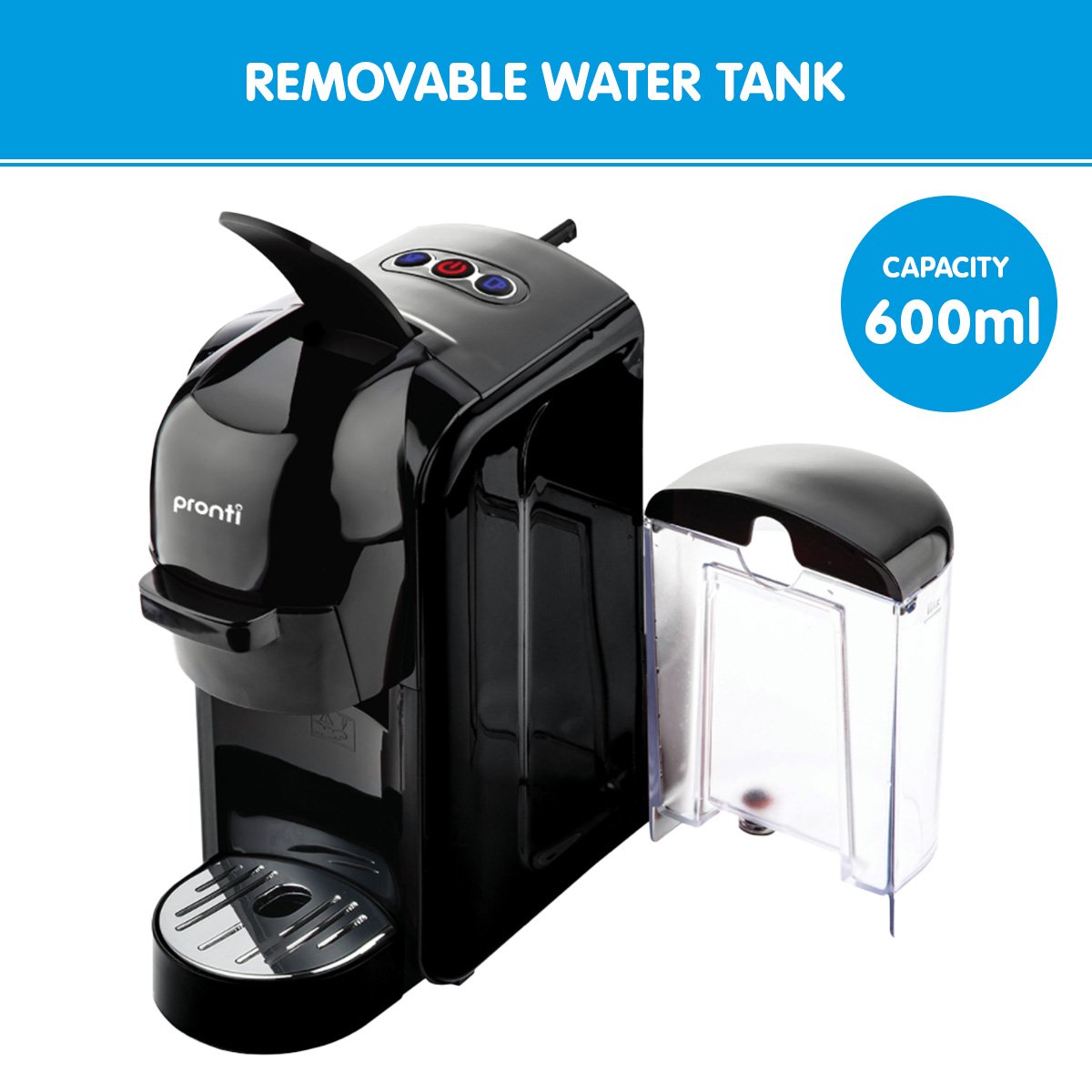 Pronti HomeMaid 3-in-1 Coffee Machine Multi-Capsule Pods - Flavour Fushion Cooking Shop