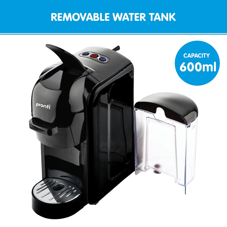 Pronti HomeMaid 3-in-1 Coffee Machine Multi-Capsule Pods - Flavour Fushion Cooking Shop