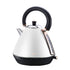Pronti 1.7l Rose Trim Collection Kettle - White - Flavour Fushion Cooking Shop