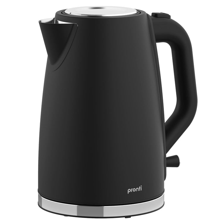 Pronti Silver Noir Collection 1.7L Electric Kettle - Flavour Fushion Cooking Shop