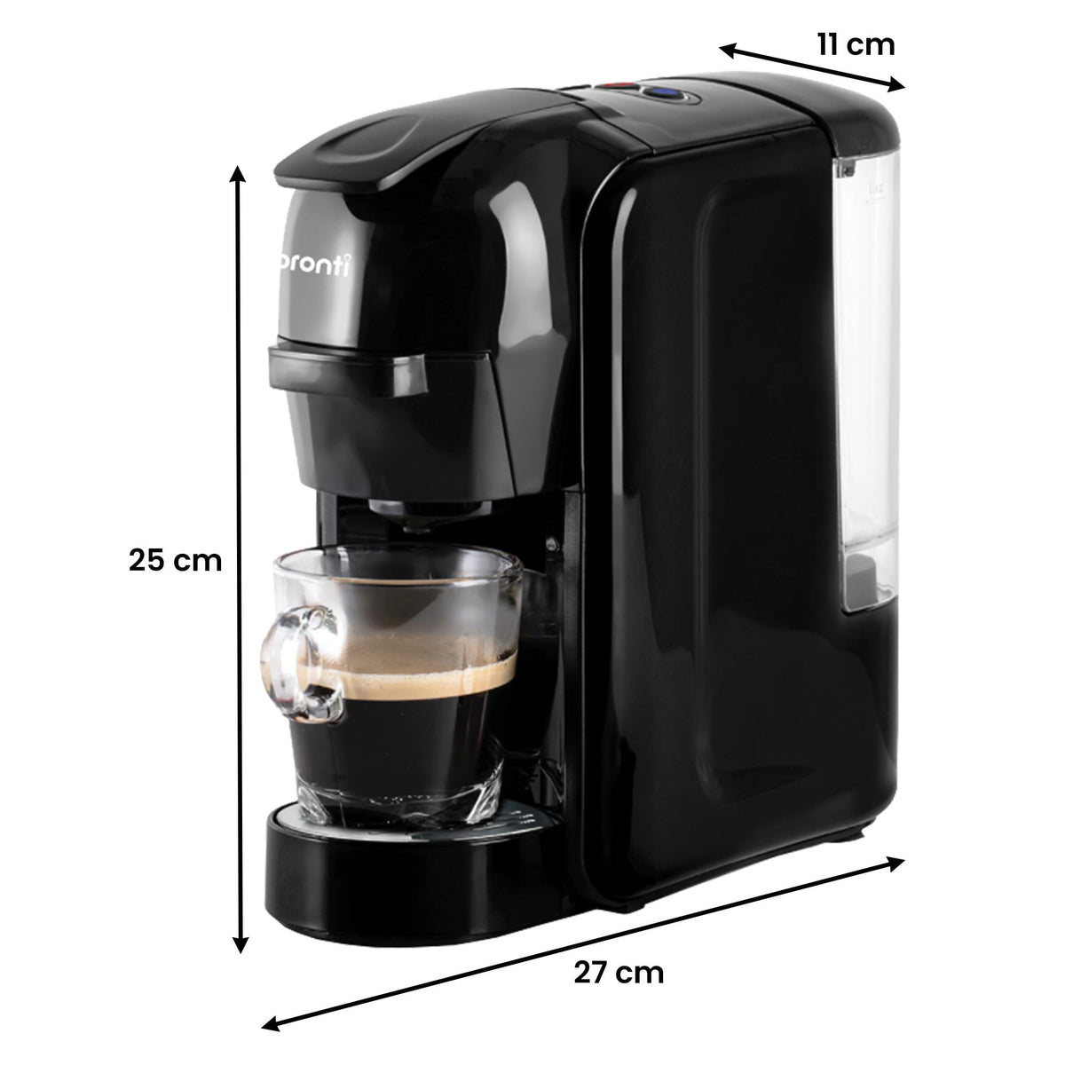 Pronti Breakfast Set with HomeMaid Coffee Machine, Silver Noir Toaster & Kettle - Flavour Fushion Cooking Shop