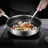 Stainless Steel Honeycomb Frying Pan 28cm – Single Sided - Flavour Fushion Cooking Shop