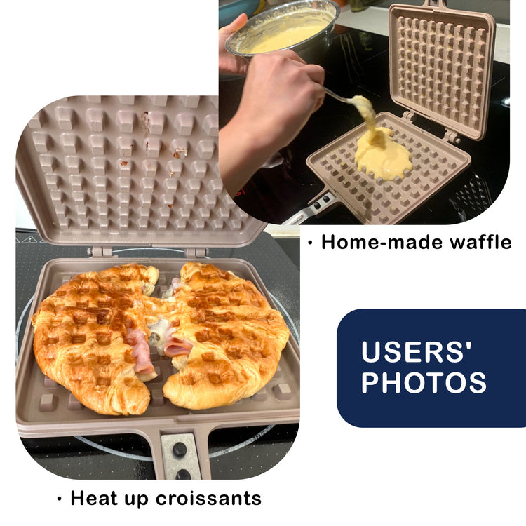 Giorno Felice IH Waffle Maker Pan Non-Stick Double-Sided Detachable - Flavour Fushion Cooking Shop
