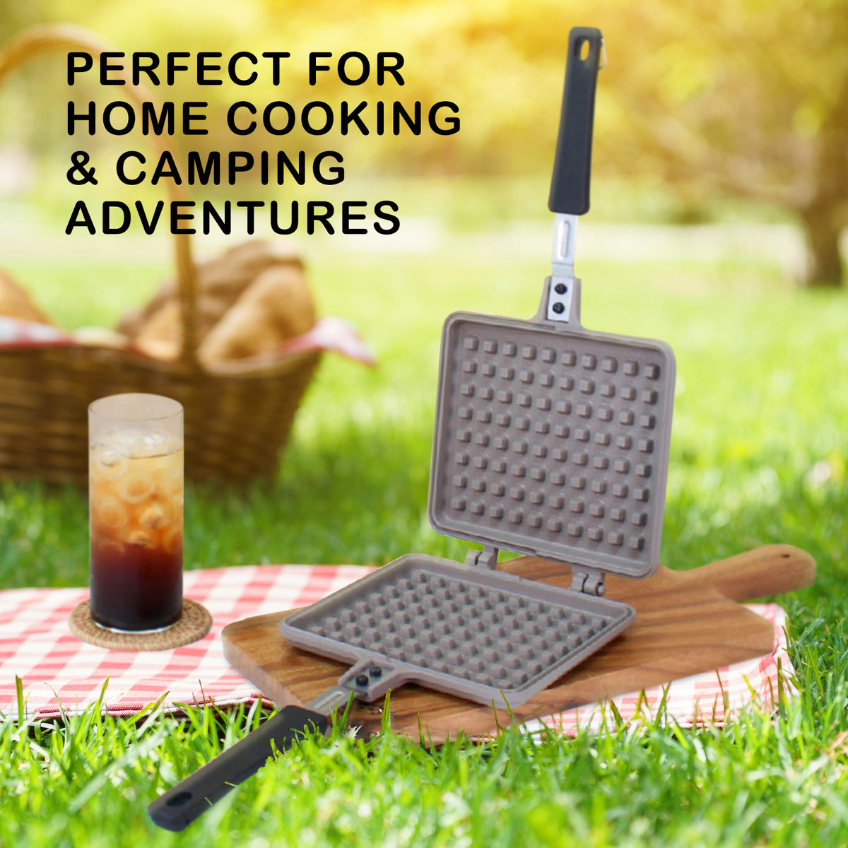 Giorno Felice IH Waffle Maker Pan Non-Stick Double-Sided Detachable - Flavour Fushion Cooking Shop