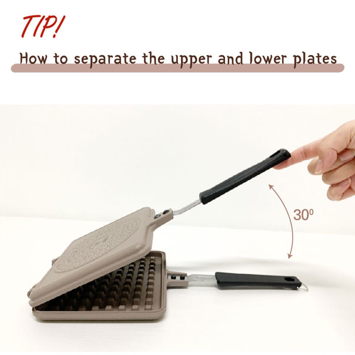 Giorno Felice IH Waffle Maker Pan Non-Stick Double-Sided Detachable - Flavour Fushion Cooking Shop