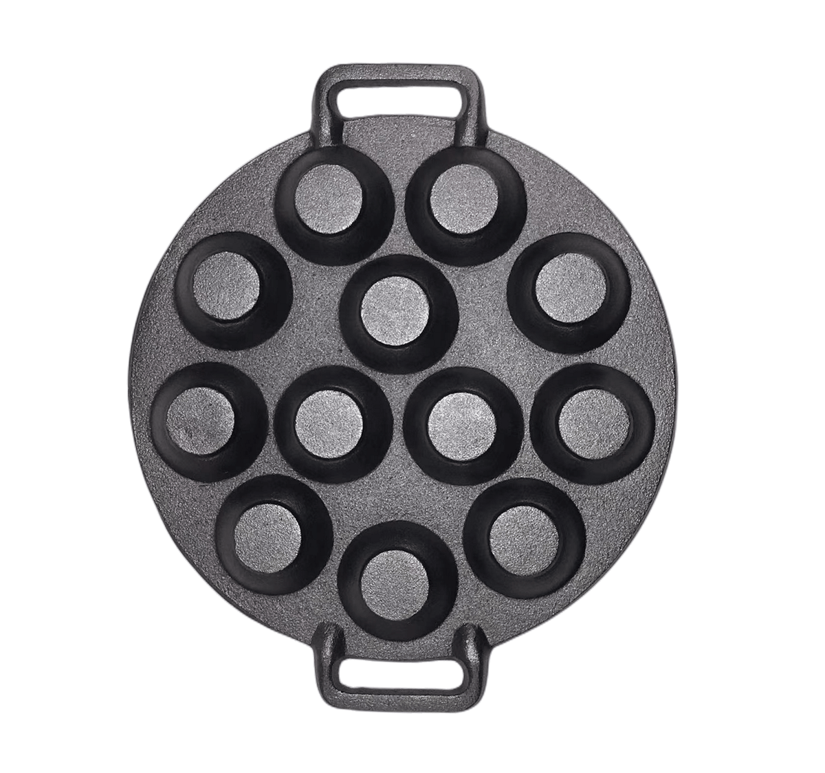YES4HOMES 12-Hole Mini Cast Iron Cake Pan - Flavour Fushion Cooking Shop