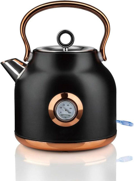 1.7L Electric Water Kettle Black - Flavour Fushion Cooking Shop