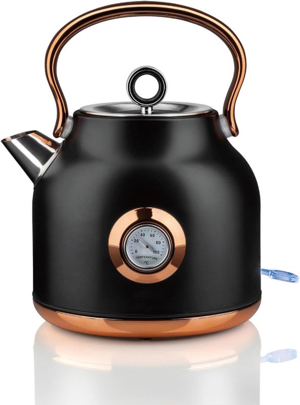 1.7L Electric Water Kettle Black - Flavour Fushion Cooking Shop