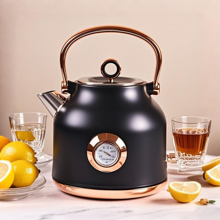 1.7L Electric Water Kettle Black - Flavour Fushion Cooking Shop