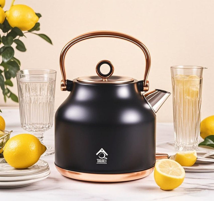 1.7L Electric Water Kettle Black - Flavour Fushion Cooking Shop