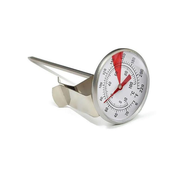 Milk Coffee Probe Thermometer Maker Temperature Jug Pan Clip Stainless Steel New - Flavour Fushion Cooking Shop