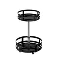 Kitchen Rotating Spice Rack Triple Layer Countertop Organizer Storage Shelf - Double Layer