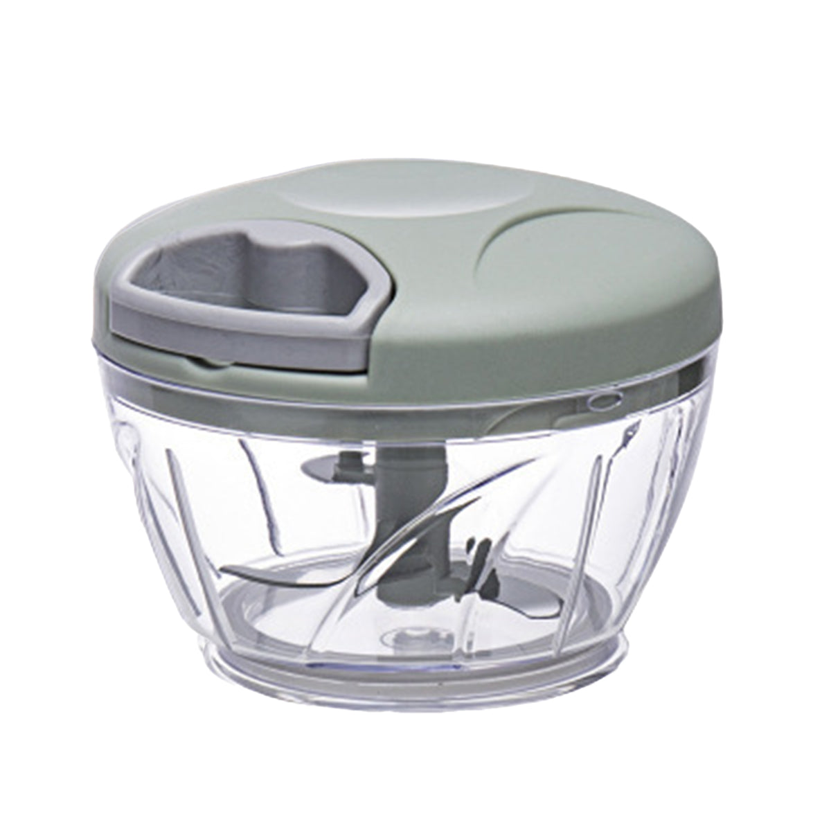 500ml Manual Meat Mincer Garlic Chopper Rotate Garlic Press Crusher Vegetable - Pink - Flavour Fushion Cooking Shop