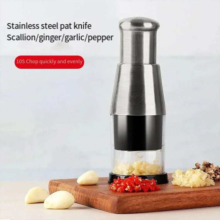 304 Stainless Steel Garlic Press Crusher Manual Garlic Mincer Kitchen Tool - Flavour Fushion Cooking Shop