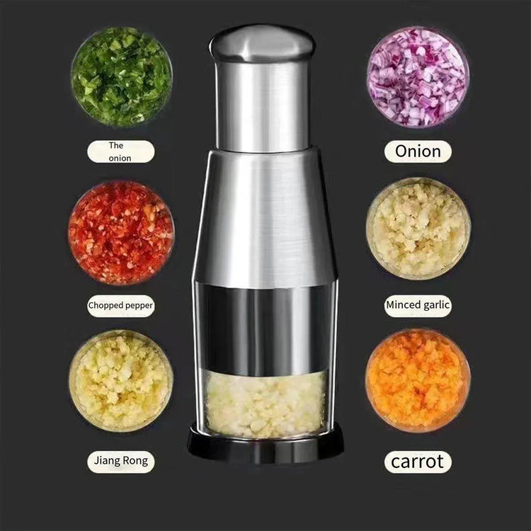 304 Stainless Steel Garlic Press Crusher Manual Garlic Mincer Kitchen Tool - Flavour Fushion Cooking Shop
