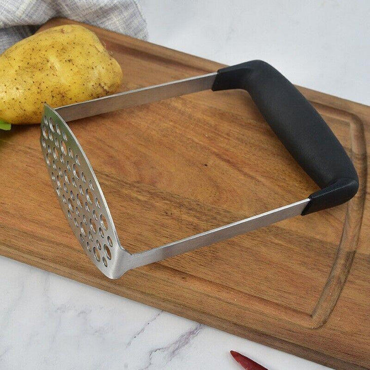 Potato Masher Vegetable Tool Stainless Steel Heat Kitchen Resistant Press Rice A - Flavour Fushion Cooking Shop