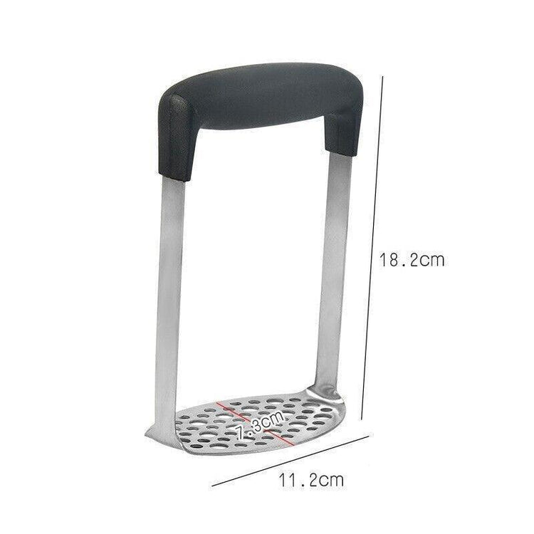 Potato Masher Vegetable Tool Stainless Steel Heat Kitchen Resistant Press Rice A - Flavour Fushion Cooking Shop