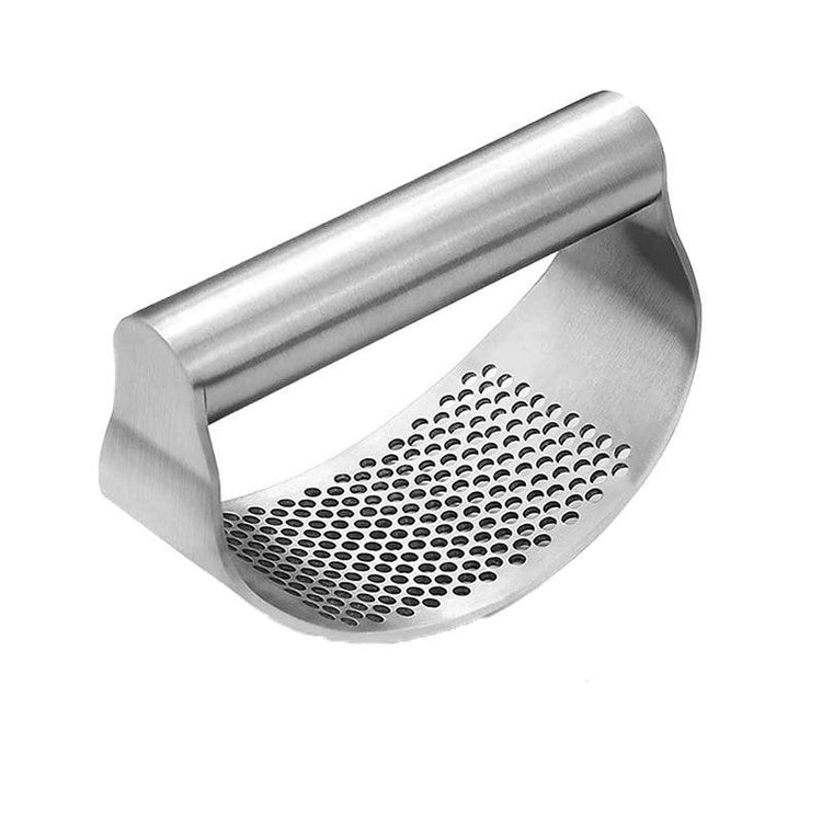 Stainless Steel Garlic Masher Press Crusher Squeezer Masher Kitchen Gadget - Black - Flavour Fushion Cooking Shop