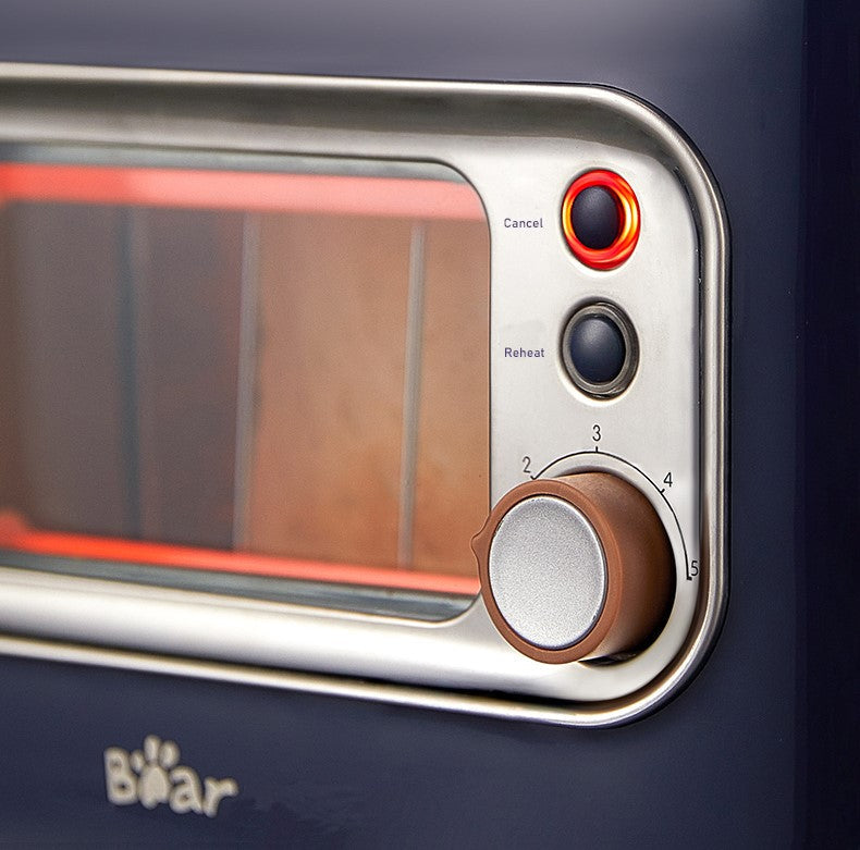BEAR Double Slots Bread Toaster With Glass Window DSL-C02X1 - Flavour Fushion Cooking Shop