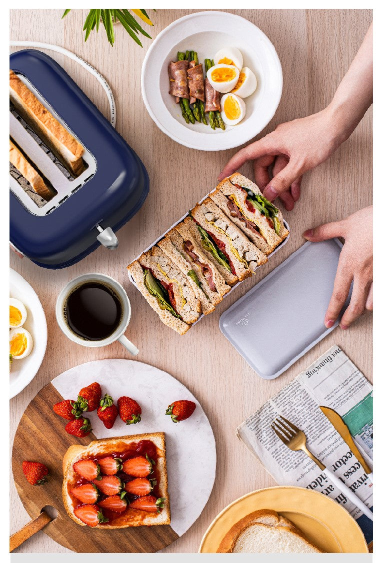 BEAR Double Slots Bread Toaster With Glass Window DSL-C02X1 - Flavour Fushion Cooking Shop