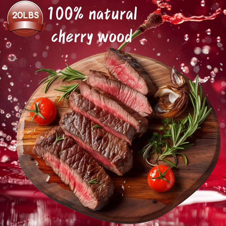 ASMOKE 100% Natural Cherry Wood BBQ Smoker Pellets (9kg / 20lbs) - Flavour Fushion Cooking Shop