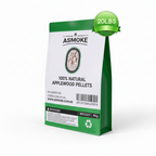 ASMOKE 20lbs Premium Apple Wood Pellets for BBQ Fuel for Chicken, Pork & Pizza Ovens