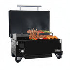 ASMOKE AS350 Portable Smart Wood Pellet Grill (Cyder Black) + 2 x 20LBWood Pellets Bundle