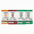 ASMOKE 4-Piece Premium Wood Pellet Variety Pack - Oak, Cherry & 2x Apple (4 x 2.27kg Bags) - Flavour Fushion Cooking Shop