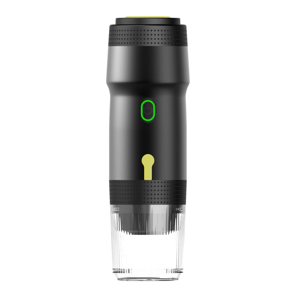 Black 3-in-1 Portable Electric Espresso Maker - Rechargeable - Flavour Fushion Cooking Shop