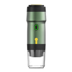 Green 3-in-1 Portable Electric Espresso Maker - Rechargeable