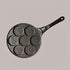 Black Cartoon + Black Handle (Gas Model) Non-Stick Pancake Pan - 7-Hole Fun Shapes Breakfast Griddle (27cm) - Flavour Fushion Cooking Shop