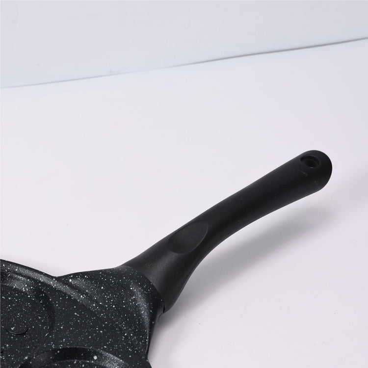 7-Hole Non-Stick Versatile Frying Pan 27cm – Black - Flavour Fushion Cooking Shop