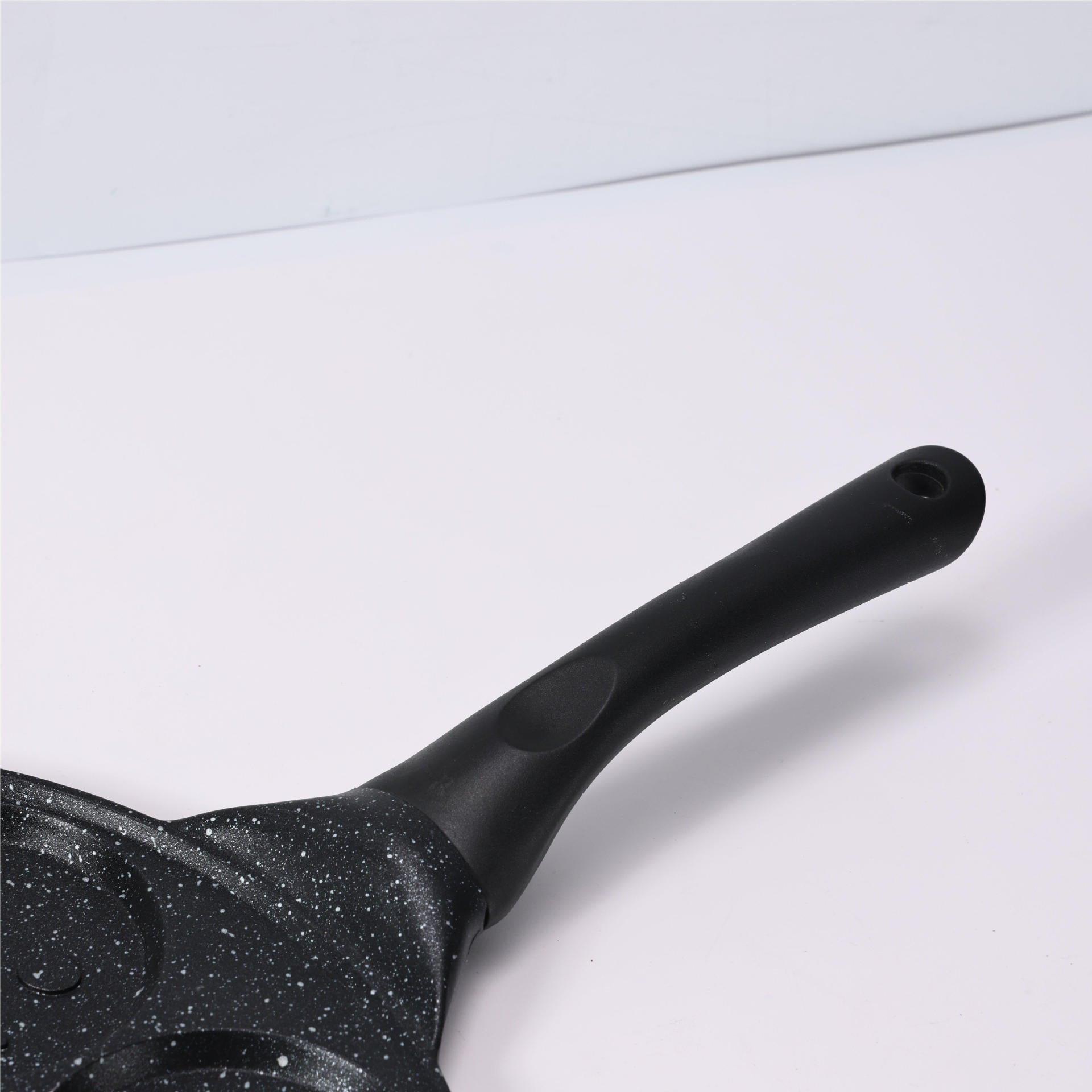 Black Heart Six Hole Versatile Non-Stick Frying Pan (27cm) - Induction Ready Skillet for Everyday Cooking