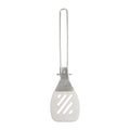 Silver 304 Stainless Steel Folding Camping Spatula  - 2 Pack Compact & Portable Outdoor Cooking Utensils