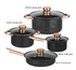 8-Piece Stainless Steel Cookware Set with Maifan Stone Non-Stick Coating - Flavour Fushion Cooking Shop