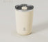 Mini Portable Electric Self-Stirring Mug - USB-C Rechargeable, 4-Hour Use, Stainless Steel (Beige) - Flavour Fushion Cooking Shop