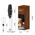 Black Battery-Powered Frother and Whisk with Stand - Flavour Fushion Cooking Shop