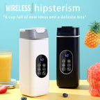 White Portable Wireless 420ML Blender Bottle (8.7x8.7x23.2CM) - 12-Blade  Juices & Smoothies