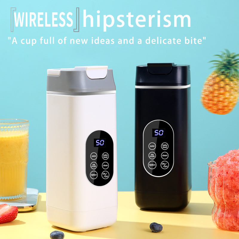 White Portable Wireless 420ML Blender Bottle (8.7x8.7x23.2CM) - 12-Blade  Juices & Smoothies - Flavour Fushion Cooking Shop