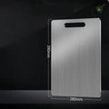 Dual-Sided Stainless Steel Chopping Board - Hygienic & Durable Kitchen Cutting Board for Meat, Veggies & More(28*39cm)