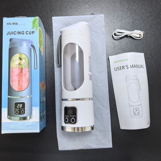 Portable Blender USB Rechargeable Juicer Cup Personal Smoothie Maker - Flavour Fushion Cooking Shop