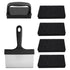 Stainless Steel BBQ Griddle and Grill Cleaning Tool Set - Scraper, 4  Cleaning Pad with TPR Handle Kit for Deep Cleaning - Flavour Fushion Cooking Shop