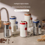 Coffee color Smart Digital Insulated Coffee Mug with 316 Stainless Steel Inner Liner