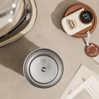 Coffee color Smart Digital Insulated Coffee Mug with 316 Stainless Steel Inner Liner