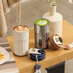 Coffee color Smart Digital Insulated Coffee Mug with 316 Stainless Steel Inner Liner