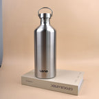 2L Large Capacity Outdoor Sports Adventure Water Bottle - Food-Grade 304 Stainless Steel