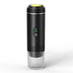 Black 3-in-1 Portable Espresso Maker with Self-Heating