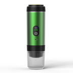 Green 3-in-1 Portable Espresso Maker with Self-Heating