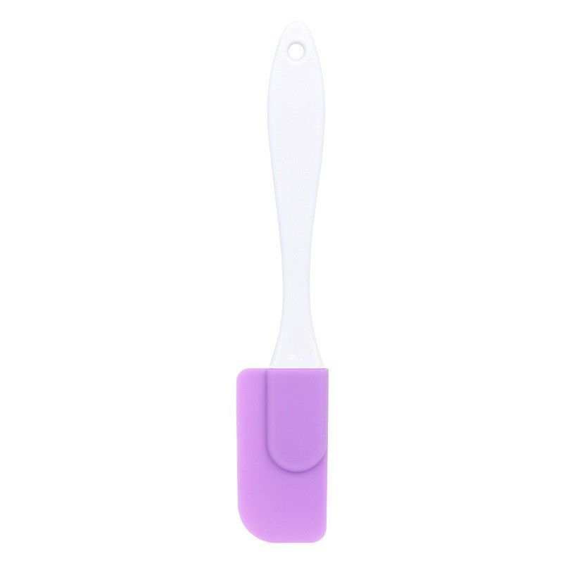7 Pcs Purple Detachable Silicone Spatula - Food Grade Heat Resistant Baking Scraper for Cream, Jam & Batter - Easy Clean Kitchen Tool for Home Bakers & Cooking Enthusiasts